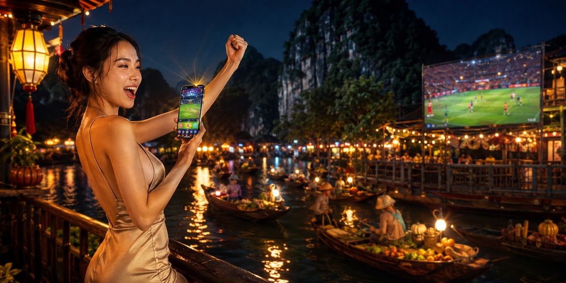 Người dùng tại Ninh Bình theo dõi giải esports và đặt cược qua điện thoại